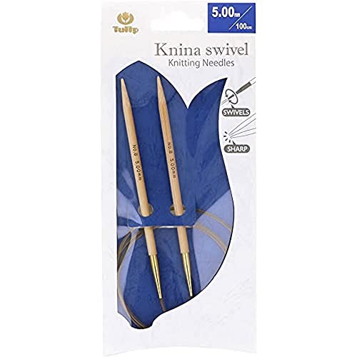 Tulip KS-1000500 Stricknadeln, Bamboo, Beige, 100 cm x 5 mm Tulip KS-1000500 Stricknadeln, Bamboo, Beige, 100 cm x 5 mm von Tulip