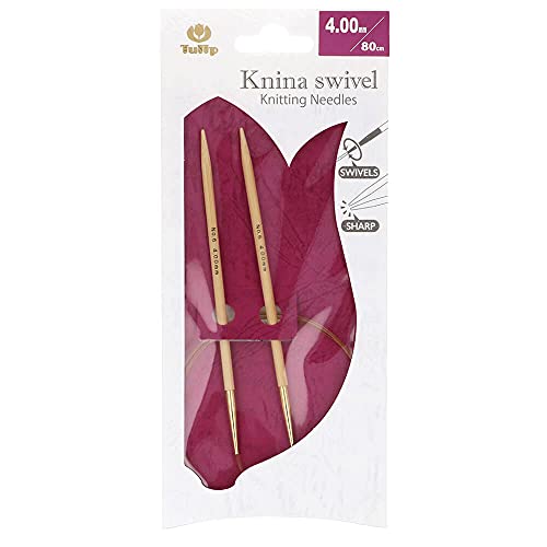 Tulip KS-800400 Stricknadeln, Bamboo, Beige, 80 cm x 4 mm Tulip KS-800400 Stricknadeln, Bamboo, Beige, 80 cm x 4 mm von Tulip