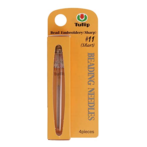 Tulip TBN-014E Beading Needles, Silver, One Size von Tulip