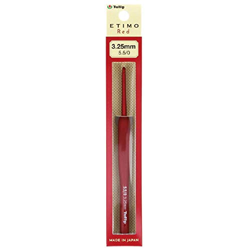 Tulip TED-055E Crochet Hook, Red, One Size von Tulip