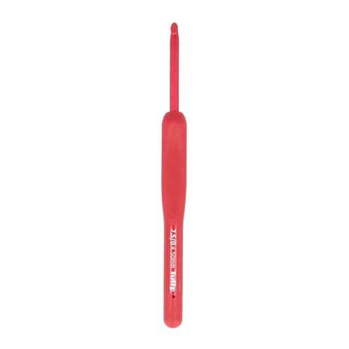 Tulip TED-075E Crochet Hook, Red, 4.5MM von Tulip