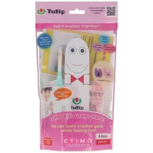 Tulip TGS-080E Crochet Hooks, Kunststoff, White, One Size von Tulip