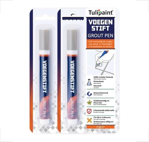 Tulipaint Duopack Fugenstift Hellgrau 5mm Tulipaint Duopack Fugenstift Hellgrau 5mm von Tulipaint