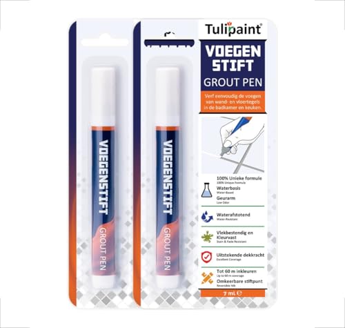 Tulipaint Duopack Fugenstift Weiß 5mm Tulipaint Duopack Fugenstift Weiß 5mm von Tulipaint