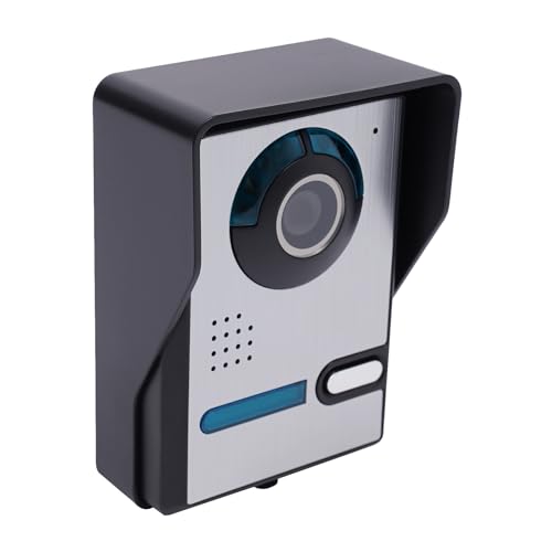 Smart Video Türsprechanlage,Türklingel Intercom System,mit 7 Zoll 2-Monitor 1-Full HD Kamera,Nachtsicht,Zweiweg-Audio,Kabelgebundene Türklingel,Elektroschloss-Steuerfunktion von TuliperMood