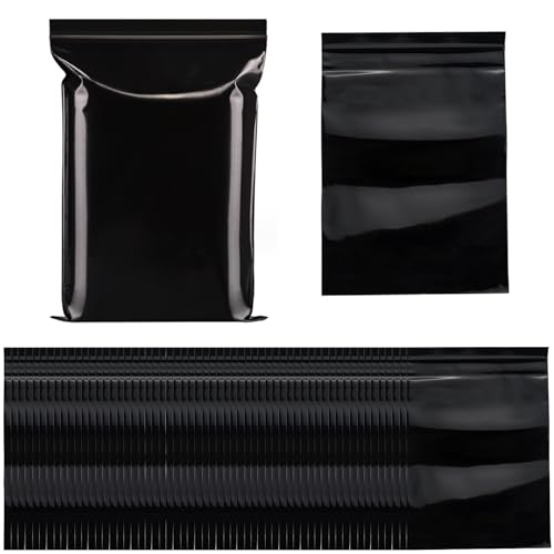 Tulov 200 Stück Hygienebeutel, 15 x 10cm Hygienebeutel schwarz für Damenbinden, Tampon Entsorgungssäcke, Feminine Hygiene Entsorgungssäcke verdunkelnd versiegelt von Tulov
