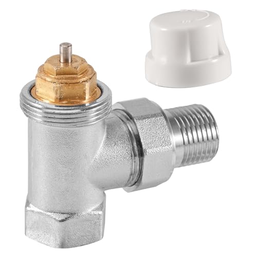Tulov G1/2 Thermostatventil,Durchgangventil 1/2",Rücklaufverschraubung mit Gewindeanschluss,Heizungsventil,Heizkörperventil,Thermostatkopf Temperatur Regel Ventil für Heizkörper,Heizungsregler Tulov G1/2 Thermostatventil,Durchgangventil 1/2",Rücklaufverschraubung mit Gewindeanschluss,Heizungsventil,Heizkörperventil,Thermostatkopf Temperatur Regel Ventil für Heizkörper,Heizungsregler von Tulov