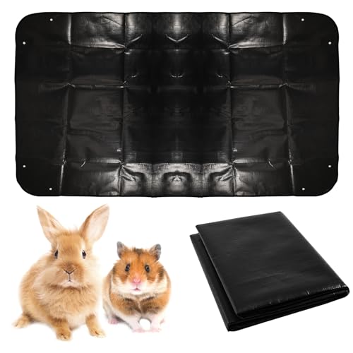 wasserdichte Haustier-Laufgittermatte 150 cm x 100 cm, Waschbare Haustier Unterlage, Wiederverwendbare Meerschweinchen Käfig Einlagen, Wiederverwendbare Basis für Kaninchen und andere Kleintiere von Tulov