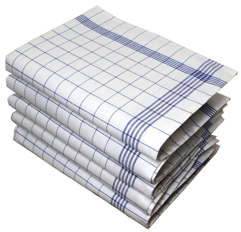 Tulpe Heimtextilien Geschirrtuch 100% Baumwolle XXL 60x80 cm Geschirrtücher, (10er Set), Küchentücher Trockentuch in Farbe blau, grün und gelb von Tulpe Heimtextilien