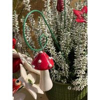 Keramik Pilzchen - Weinachtsbaumschmuck von TulpeKeramik
