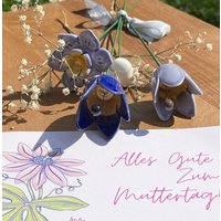 Kleiner Blauer Sträusschen - Muttertag von TulpeKeramik