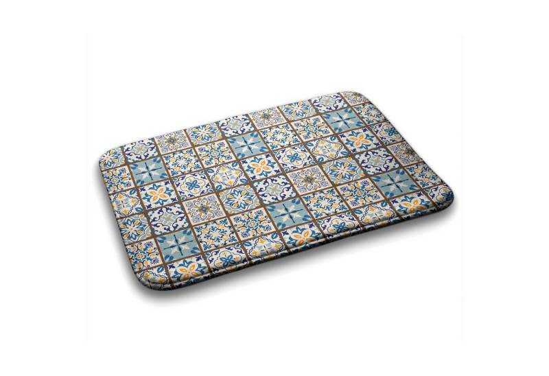 Tulup Teppich Badteppich Saugfähige Badezimmer Teppich Badvorleger Badematte, Höhe: 10 mm, 75 cm x 45 cm von Tulup
