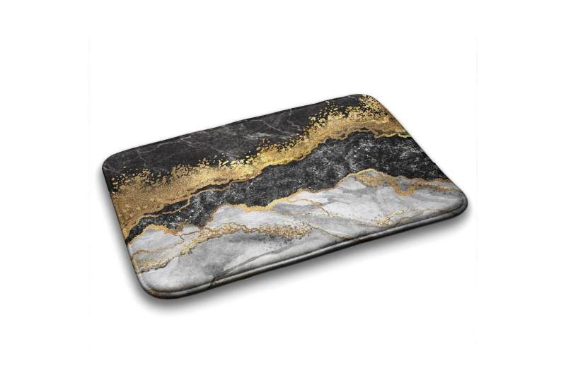 Tulup Teppich Badteppich Saugfähige Badezimmer Teppich Badvorleger Badematte, Höhe: 10 mm, 75 cm x 45 cm von Tulup