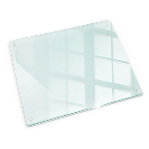 Tulup Arbeitsplattenschutz Durchsichtige Glas Hitzebeständig für Küche 60x52 cm von Tulup