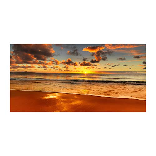 Tulup Glas-Bild Wandbild aus Glas - Wandkunst - Wandbild hinter gehärtetem Sicherheitsglas - Dekorative Wand für Küche & Wohnzimmer 140x70 - Landschaften - Sonnenuntergang - Orange Tulup Glas-Bild Wandbild aus Glas - Wandkunst - Wandbild hinter gehärtetem Sicherheitsglas - Dekorative Wand für Küche & Wohnzimmer 140x70 - Landschaften - Sonnenuntergang - Orange von Tulup