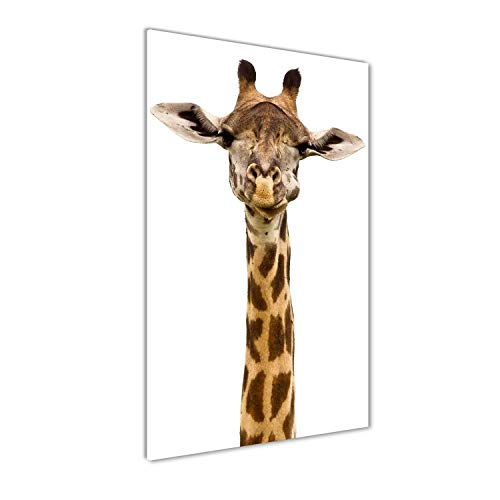 Tulup Glas-Bild Wandbild aus Glas - Wandkunst - Wandbild hinter gehärtetem Sicherheitsglas - Dekorative Wand für Küche & Wohnzimmer 70x140 - Tiere - Giraffe - Braun Tulup Glas-Bild Wandbild aus Glas - Wandkunst - Wandbild hinter gehärtetem Sicherheitsglas - Dekorative Wand für Küche & Wohnzimmer 70x140 - Tiere - Giraffe - Braun von Tulup