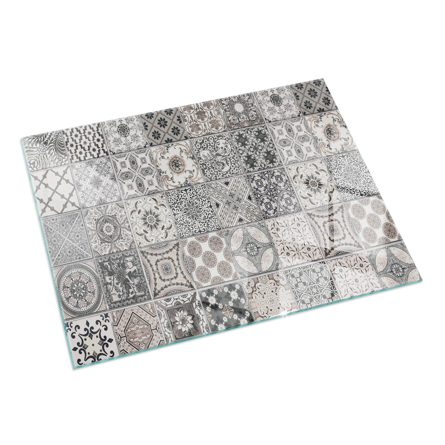 Tulup Glasplatte für Kamin Dekorative Fliesenmuster Glasbodenplatte für Kaminöfen Rechteck 120x80 cm Schwarz Glasplatte für Kamin Glas unter Kamin Tulup Glasplatte für Kamin Dekorative Fliesenmuster Glasbodenplatte für Kaminöfen Rechteck 120x80 cm Schwarz Glasplatte für Kamin Glas unter Kamin von Tulup