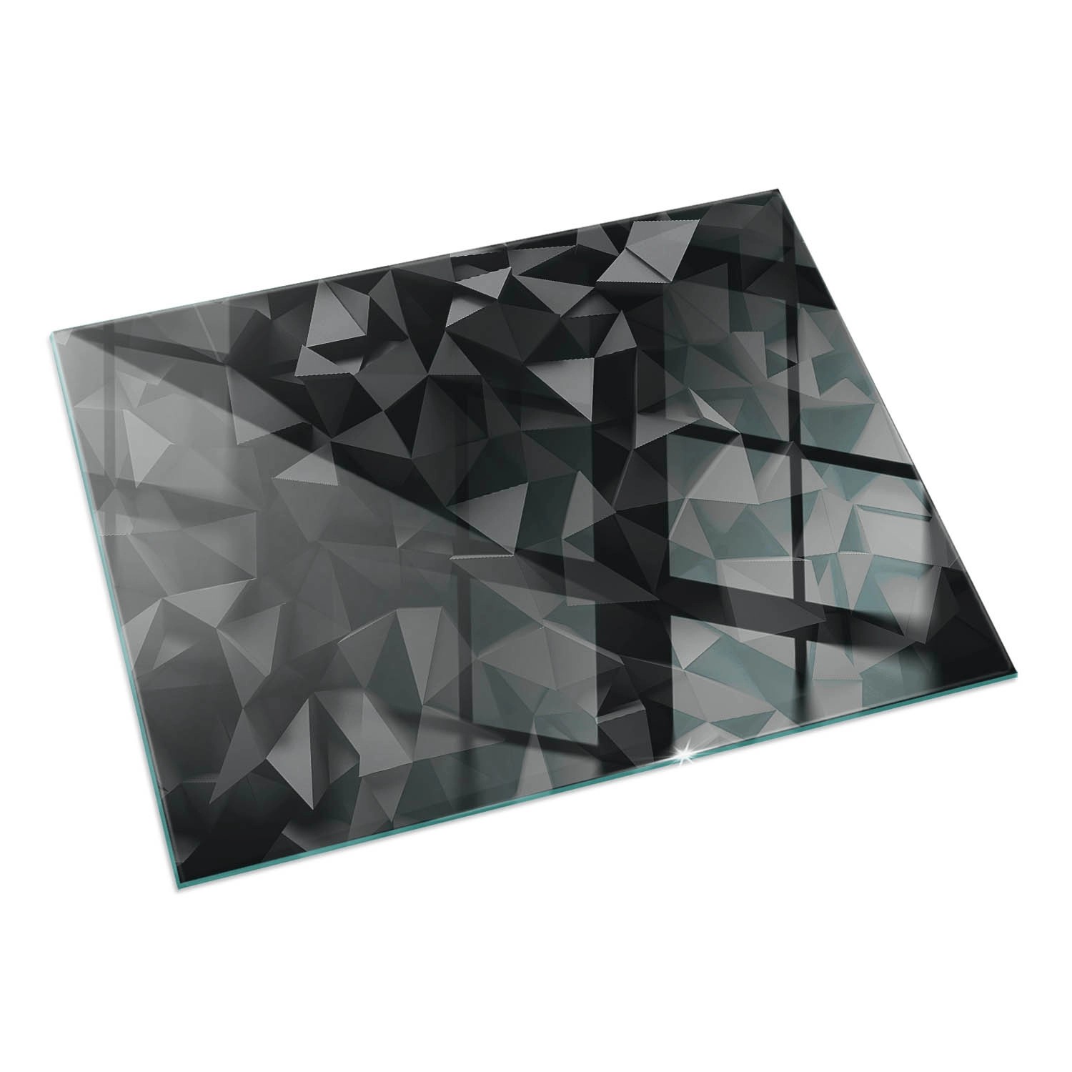 Tulup Glasplatte für Kamin Dreidimensionale Geometrie Kaminofen Glas Bodenplatte Rechteck 60x40 cm Schwarz Glasplatte für Kamin Glas unter Kamin Tulup Glasplatte für Kamin Dreidimensionale Geometrie Kaminofen Glas Bodenplatte Rechteck 60x40 cm Schwarz Glasplatte für Kamin Glas unter Kamin von Tulup