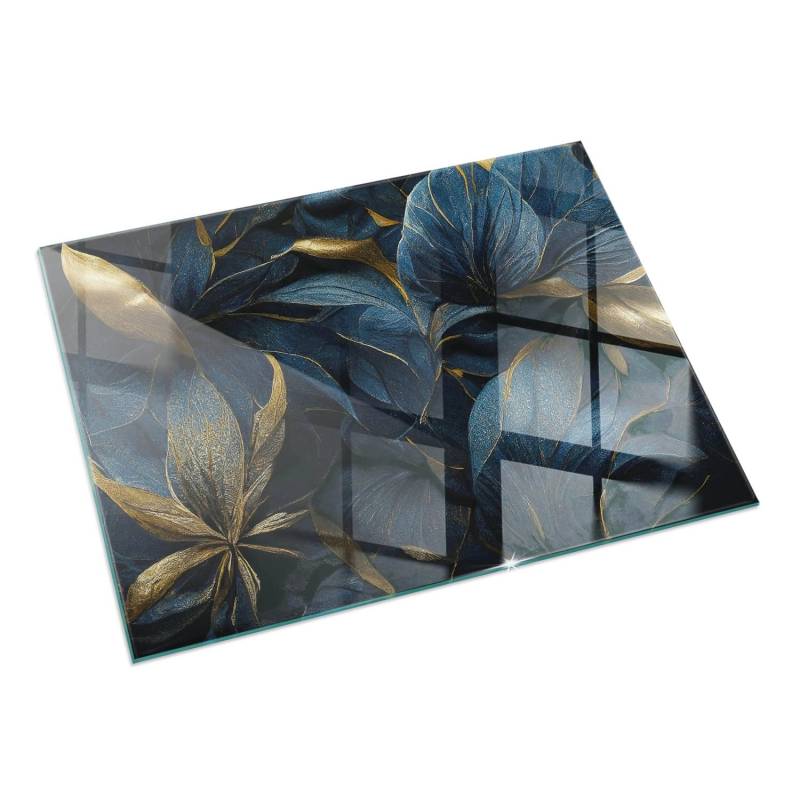 Tulup Glasplatte für Kamin Elegante Blätter in Textur Funkenschutzplatte Kaminöfen Rechteck 120x80 cm Marine Glasplatte für Kamin Glas unter Kamin Tulup Glasplatte für Kamin Elegante Blätter in Textur Funkenschutzplatte Kaminöfen Rechteck 120x80 cm Marine Glasplatte für Kamin Glas unter Kamin von Tulup