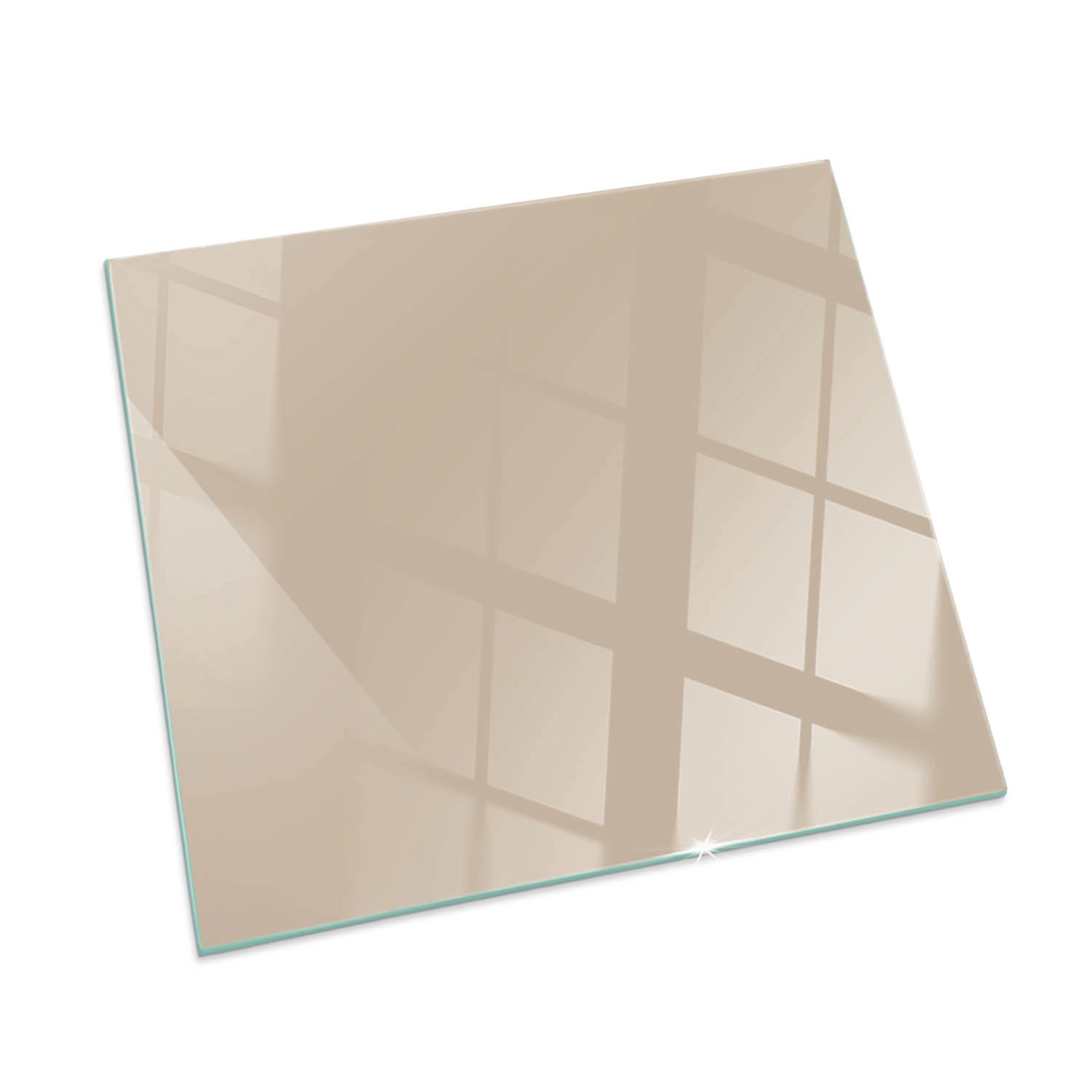 Tulup Glasplatte für Kamin Gelb Bodenplatte Glas für Ofen Quadrat 50x50 cm Gelb Glasplatte für Kamin Kaminofen Glas Bodenplatte von Tulup