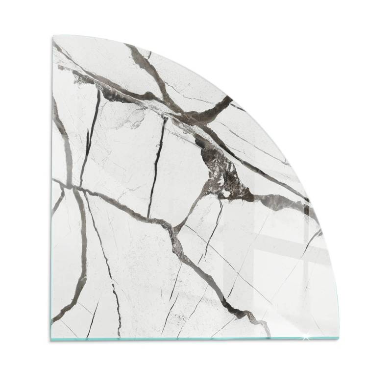 Tulup Glasplatte für Kamin Marmor-Adermuster Glas unter Kamin Quartal 100x100 cm Weiß Glasplatte für Kamin Glasplatte unter Kamin Tulup Glasplatte für Kamin Marmor-Adermuster Glas unter Kamin Quartal 100x100 cm Weiß Glasplatte für Kamin Glasplatte unter Kamin von Tulup