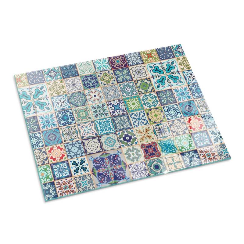 Tulup Glasplatte für Kamin Mosaikmuster auf Fliesen Vorlegeplatte für Kaminöfen Rechteck 80x60 cm Blau Glasplatte für Kamin Bodenplatte Glas für Ofen Tulup Glasplatte für Kamin Mosaikmuster auf Fliesen Vorlegeplatte für Kaminöfen Rechteck 80x60 cm Blau Glasplatte für Kamin Bodenplatte Glas für Ofen von Tulup