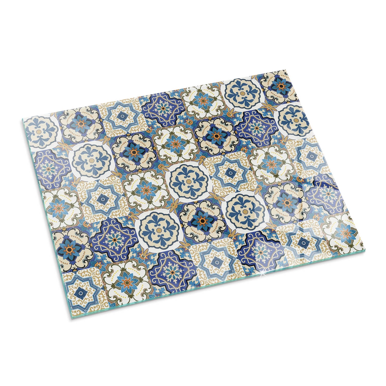 Tulup Glasplatte für Kamin Mosaikmuster mit Blumen Glas unter Kamin Rechteck 80x60 cm Blau Glasplatte für Kamin Glasplatte unter Kamin Tulup Glasplatte für Kamin Mosaikmuster mit Blumen Glas unter Kamin Rechteck 80x60 cm Blau Glasplatte für Kamin Glasplatte unter Kamin von Tulup