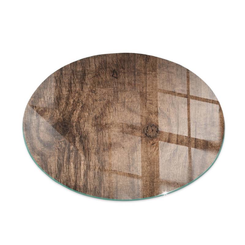 Tulup Glasplatte für Kamin Natürliches Holzmuster Kamin Glasplatte Runden 50x50 cm Braun Glasplatte für Kamin Glasplatte für Kaminöfen Tulup Glasplatte für Kamin Natürliches Holzmuster Kamin Glasplatte Runden 50x50 cm Braun Glasplatte für Kamin Glasplatte für Kaminöfen von Tulup