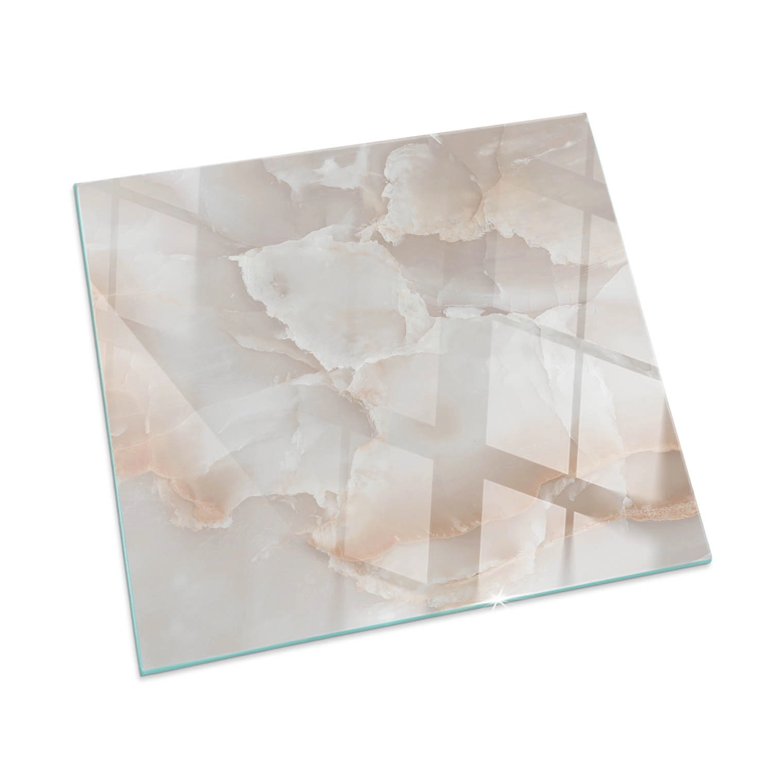 Tulup Glasplatte für Kamin Natursteinmuster Glasplatte unter Kamin Quadrat 60x60 cm Beige Glasplatte für Kamin Funkenschutzplatte aus Glas Tulup Glasplatte für Kamin Natursteinmuster Glasplatte unter Kamin Quadrat 60x60 cm Beige Glasplatte für Kamin Funkenschutzplatte aus Glas von Tulup