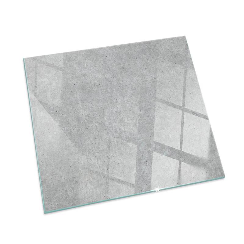 Tulup Glasplatte für Kamin Rohbetonstruktur Glasplatte für Öfen Quadrat 60x60 cm Grau Glasplatte für Kamin Kamin Glasplatte Tulup Glasplatte für Kamin Rohbetonstruktur Glasplatte für Öfen Quadrat 60x60 cm Grau Glasplatte für Kamin Kamin Glasplatte von Tulup