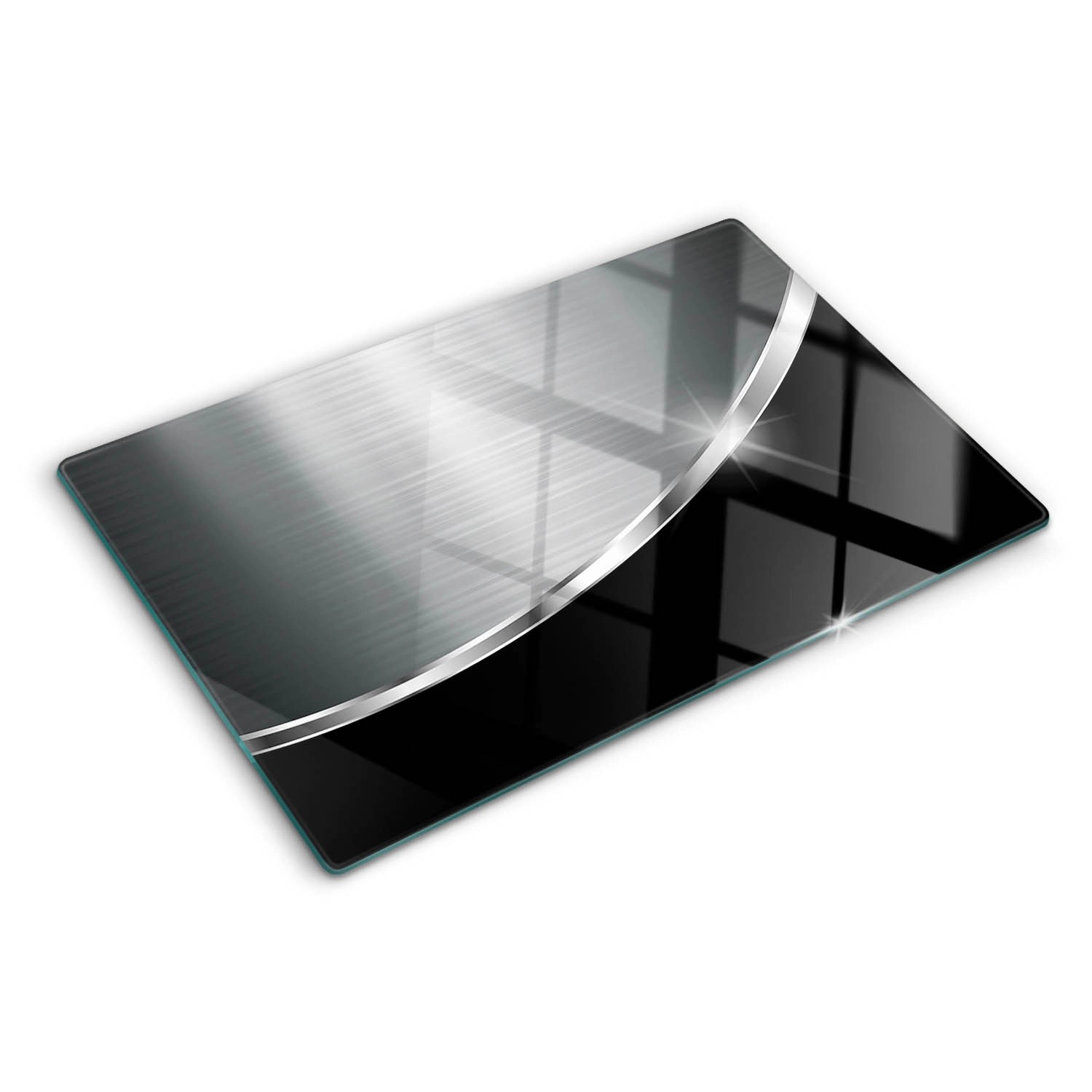 Tulup Herdabdeckplatte 80x52 cm Schneidebrett Glas Schutzplatte Küchenutensilien Spritzschutz Abdeckung Textur von Tulup