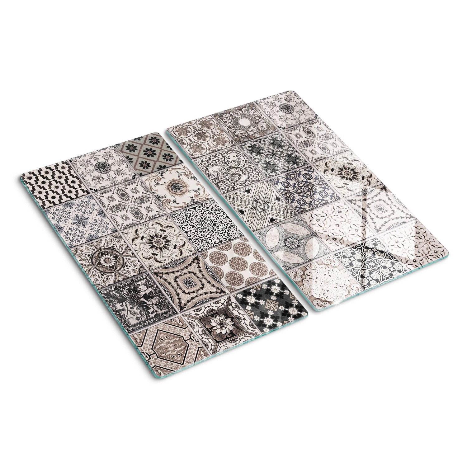 Tulup Herdabdeckplatte SET aus 2 Stück 30x52 cm Glas-Servierbrett Küchenutensilien Schutzplatte Keramikfliesen Tulup Herdabdeckplatte SET aus 2 Stück 30x52 cm Glas-Servierbrett Küchenutensilien Schutzplatte Keramikfliesen von Tulup