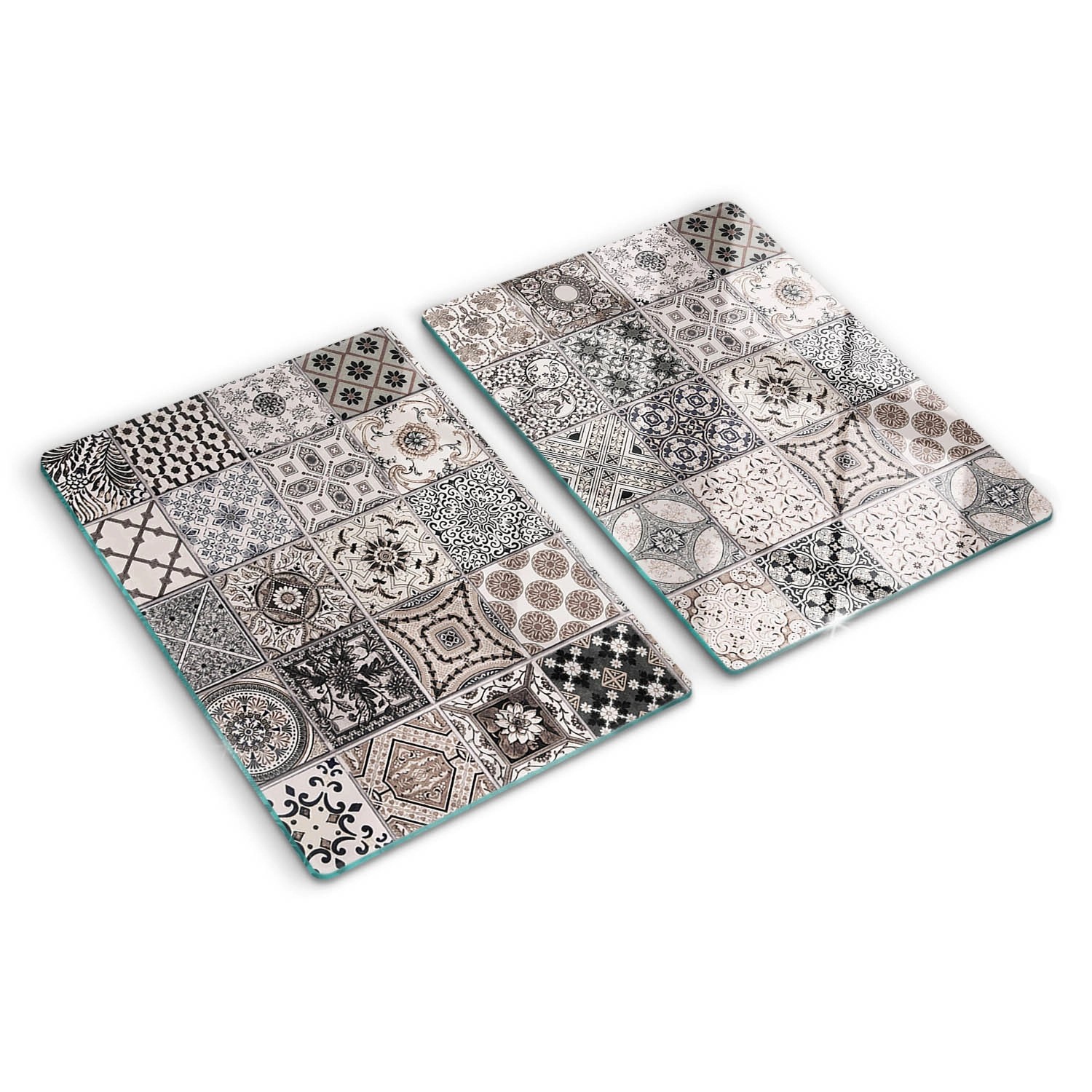 Tulup Herdabdeckplatte SET aus 2 Stück 40x52 cm Schneidebrett Glas Schutzplatte Küchenutensilien Keramikfliesen Tulup Herdabdeckplatte SET aus 2 Stück 40x52 cm Schneidebrett Glas Schutzplatte Küchenutensilien Keramikfliesen von Tulup