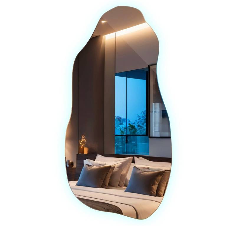 Tulup LED-Lichtspiegel Beleuchteter LED-Spiegel mit Moderne Form der zu Jedem Interieur Passt von Tulup