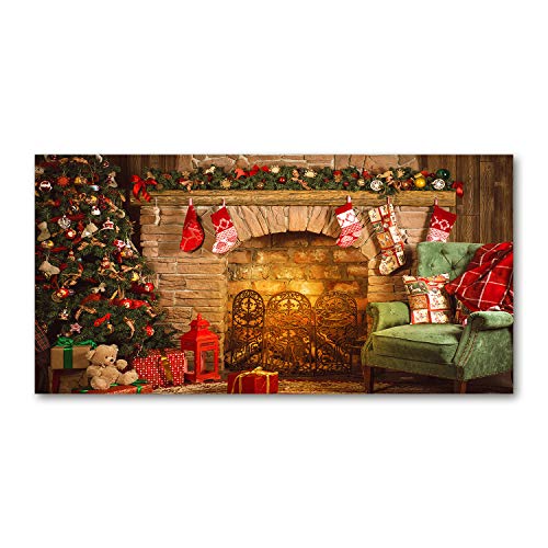 Tulup Leinwandbild - Wandkunst - Drucke auf Leinwand - Leinwanddruck -100x50 cm - Feier & Religion - Mehrfarbig - Weihnachtsschmuck von Tulup