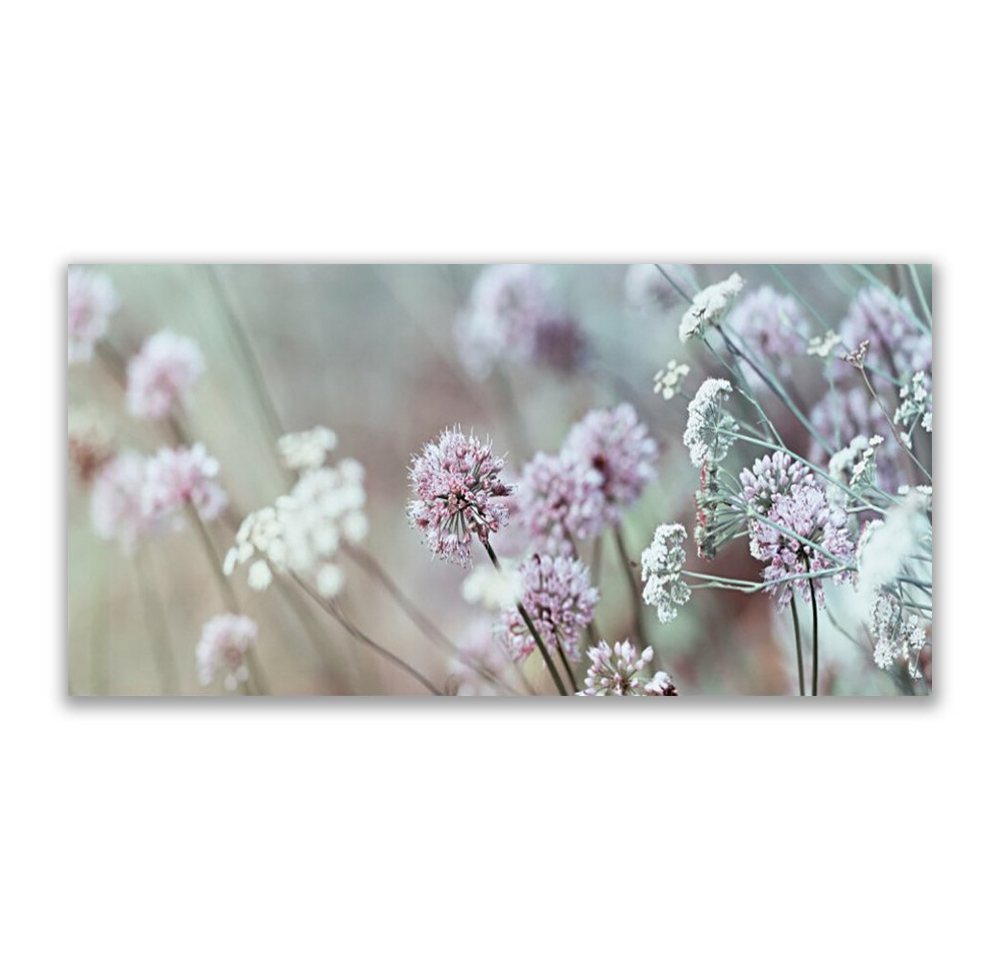 Tulup Leinwandbild XXL Wandbilder Leinwandbilder Bilder Canvas Bild 120 cm x 60 cm, Wildblumen-Wiesennatur, Leinwandbild von Tulup