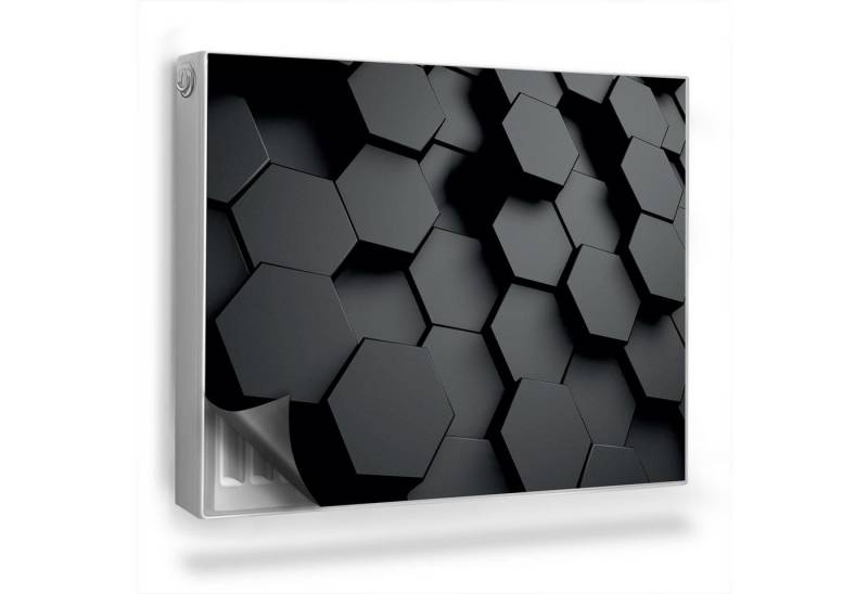 Tulup Magnetfolie Heizkörperverkleidung 3D-Geometrie Magnetmatte für Heizkörper von Tulup