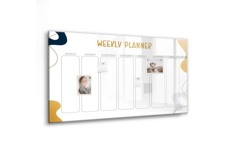 Tulup Magnettafel Magnetpinnwand Memoboard 120x60cm 5 Magnete, Marker und Schwamm von Tulup