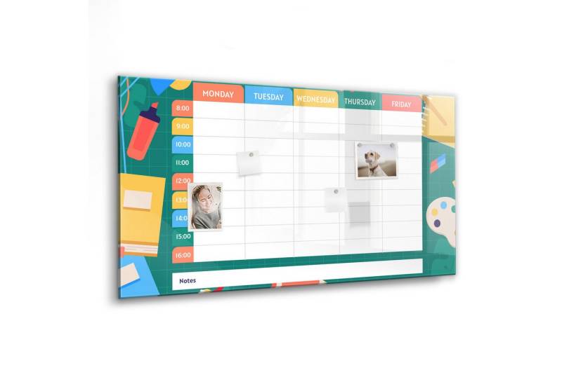 Tulup Magnettafel Magnetpinnwand Memoboard 120x60cm 5 Magnete, Marker und Schwamm Tulup Magnettafel Magnetpinnwand Memoboard 120x60cm 5 Magnete, Marker und Schwamm von Tulup