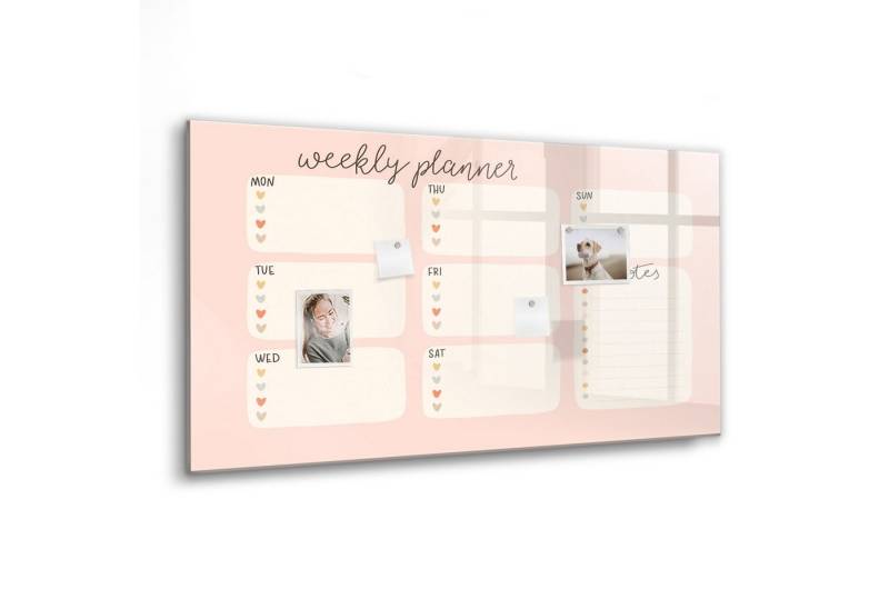 Tulup Magnettafel Magnetpinnwand Memoboard 120x60cm 5 Magnete, Marker und Schwamm von Tulup