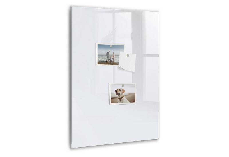 Tulup Magnettafel Memoboard aus Glas Notiztafel mit 5 Magneten, Marker und Schwamm von Tulup
