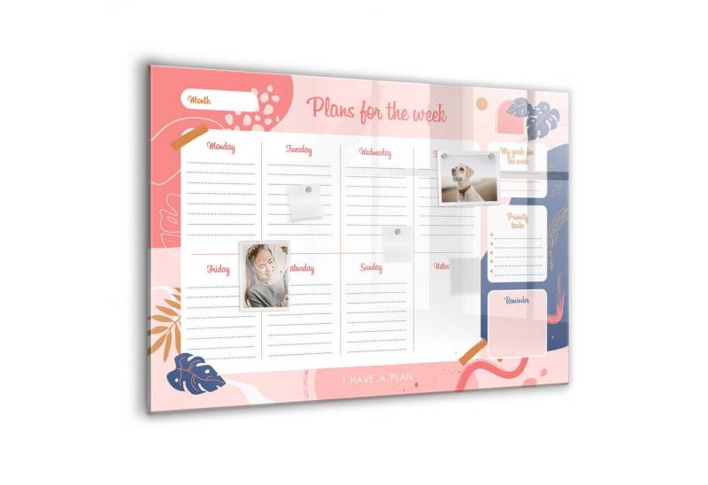 Tulup Magnettafel Wochenplaner 100x70 cm Zusätzlich 5 Magnete, Marker und Schwamm Tulup Magnettafel Wochenplaner 100x70 cm Zusätzlich 5 Magnete, Marker und Schwamm von Tulup