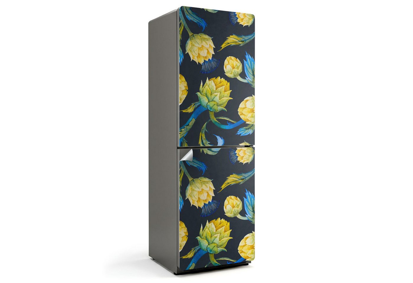 Tulup Möbelfolie Gelb Selbstklebend Tür Kühlschrank Aufkleber, Blumenmalerei Tulup Möbelfolie Gelb Selbstklebend Tür Kühlschrank Aufkleber, Blumenmalerei von Tulup
