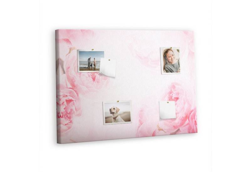 Tulup Pinnwand Abstrakt Memoboard Korktafel XXL 100 cm x 70 cm mit 100 Stk. Pinnadeln von Tulup