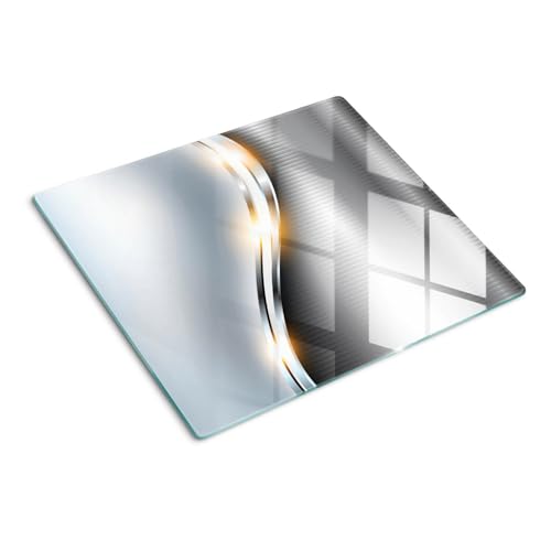 Schneidbrett Glas 60x52 cm Gehärtetes Glas Hitzebeständig Lebensmittelecht Antibakteriell für die Küche Dekorativ Rutschfest Silikonfüße Plastikfrei Dünn Glasplatte - Textur Schneidbrett Glas 60x52 cm Gehärtetes Glas Hitzebeständig Lebensmittelecht Antibakteriell für die Küche Dekorativ Rutschfest Silikonfüße Plastikfrei Dünn Glasplatte - Textur von Tulup