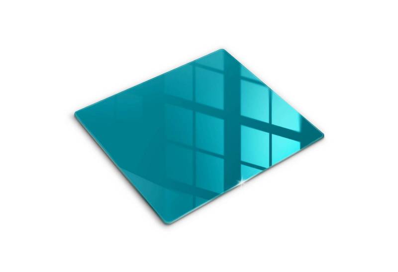 Tulup Schneidebrett Unifarben Gehärtetes Glas Minimalistisch Abdeckung Spritzschutz, Rechteckig 60x52 cm von Tulup