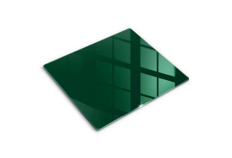 Tulup Schneidebrett Unifarben Gehärtetes Glas Minimalistisch Abdeckung Spritzschutz, Rechteckig 60x52 cm von Tulup
