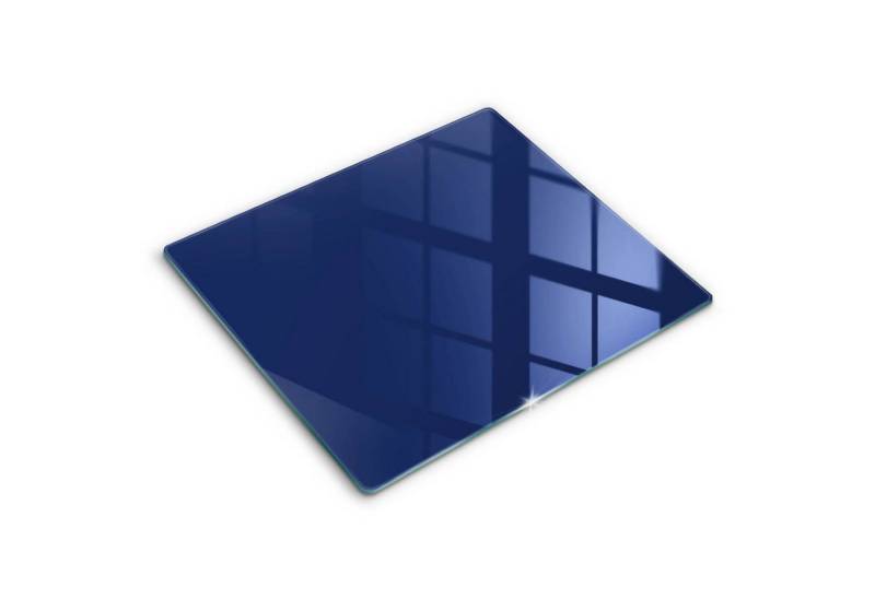 Tulup Schneidebrett Unifarben Gehärtetes Glas Minimalistisch Abdeckung Spritzschutz, Rechteckig 60x52 cm von Tulup