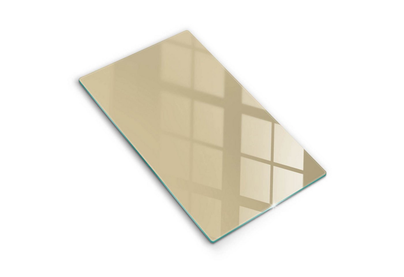 Tulup Schneidebrett Unifarben Herdabdeckplatte Gehärtetes Glas Kochplattenabdeckung, (1-St), Rechteckig 30x52 cm von Tulup