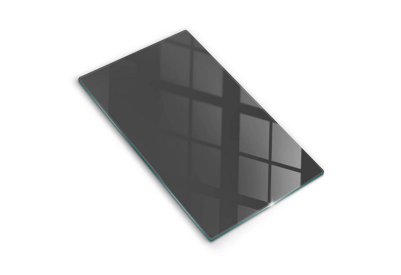 Tulup Schneidebrett Unifarben Herdabdeckplatte Gehärtetes Glas Kochplattenabdeckung, (1-St), Rechteckig 30x52 cm von Tulup